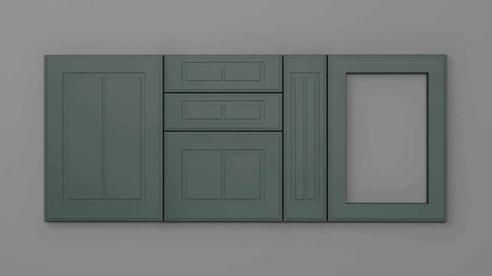 18 mm A143/L VERDE STUF ULTRA MAT - ultra mat - culori uni