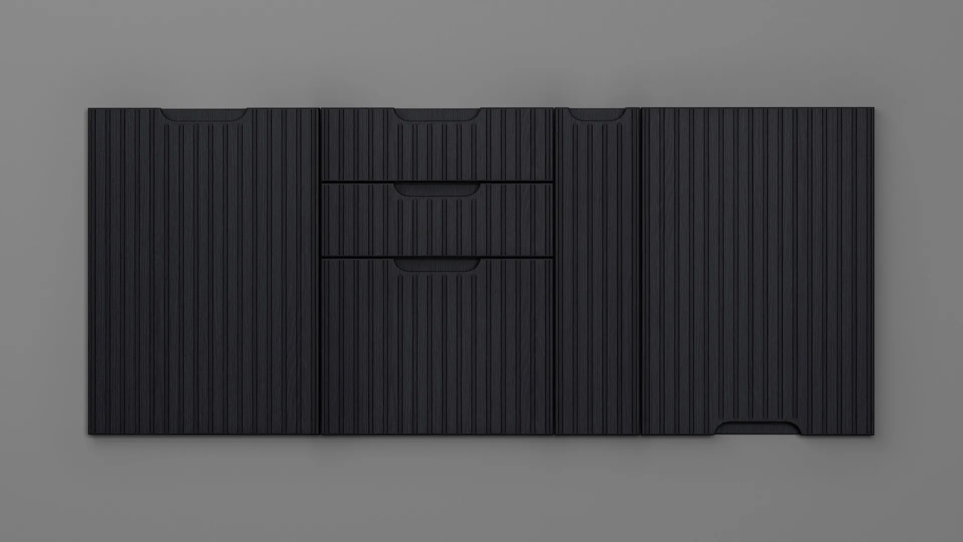 18 mm A355/R3 NEGRU STRUCTO - ultra mat - uni structo