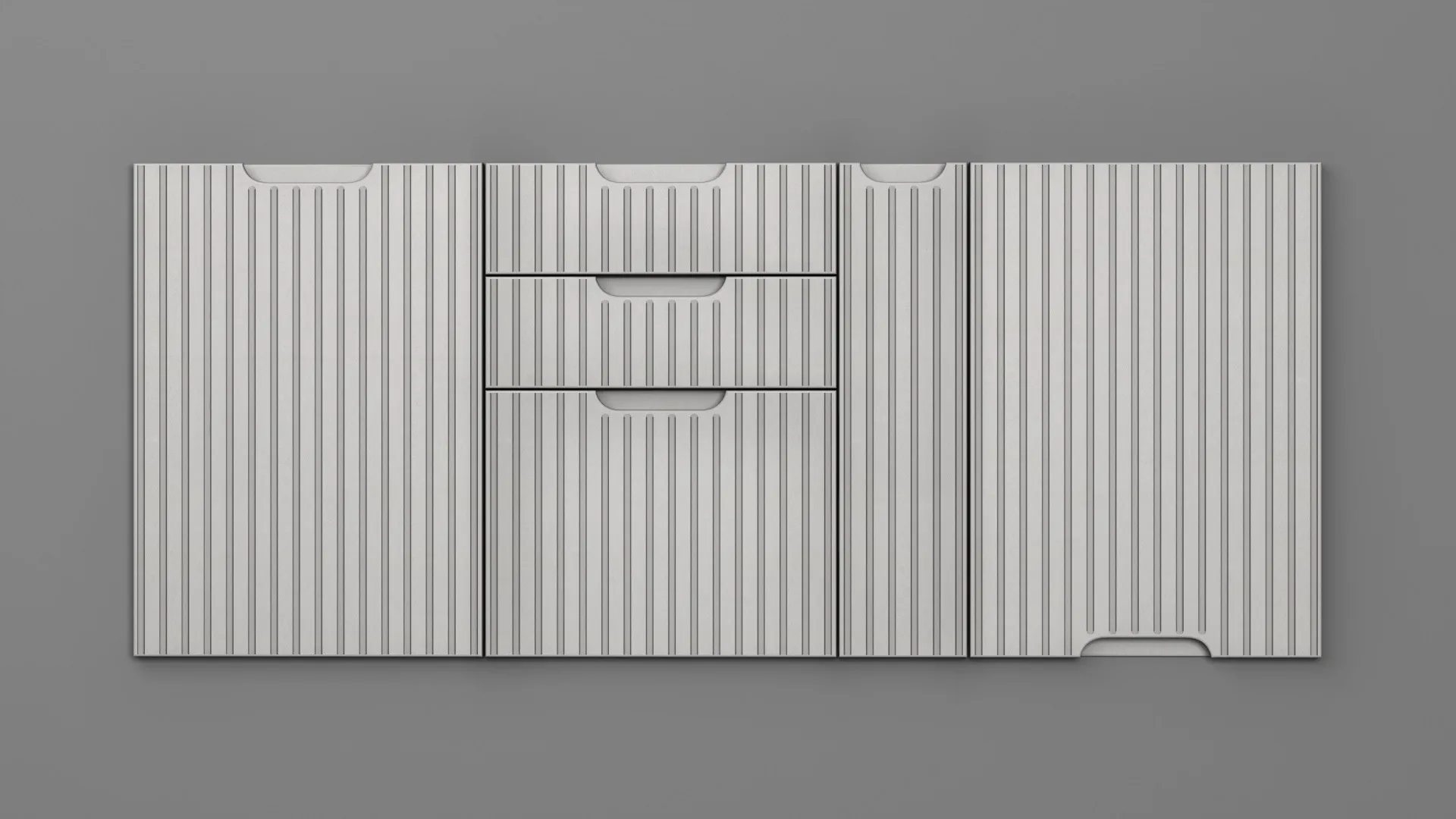 18 mm A355/R3 SATIN ALB - mat - imitație de textură