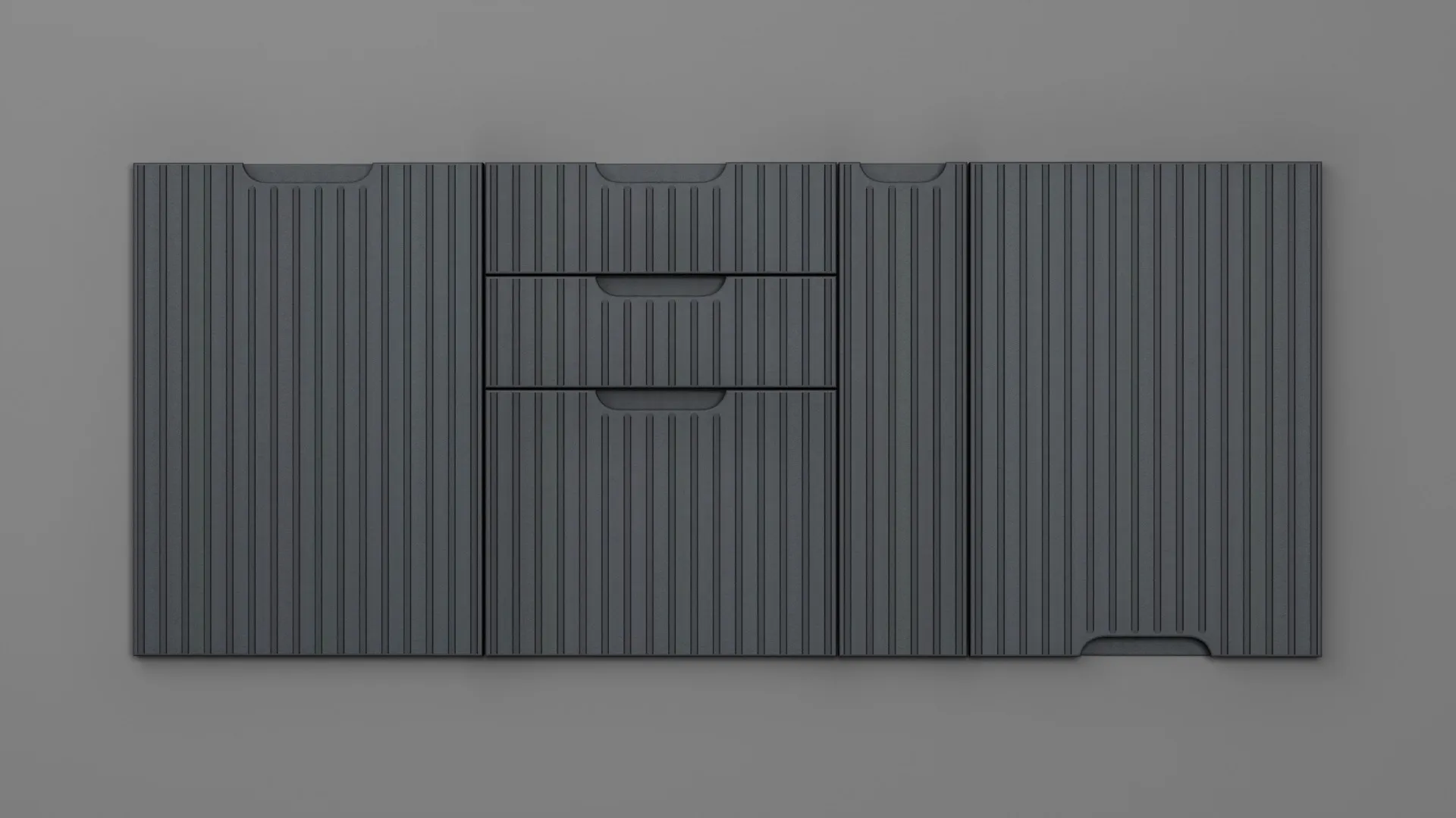 18 mm A355/R3 SATIN GRI - mat - imitație de textură