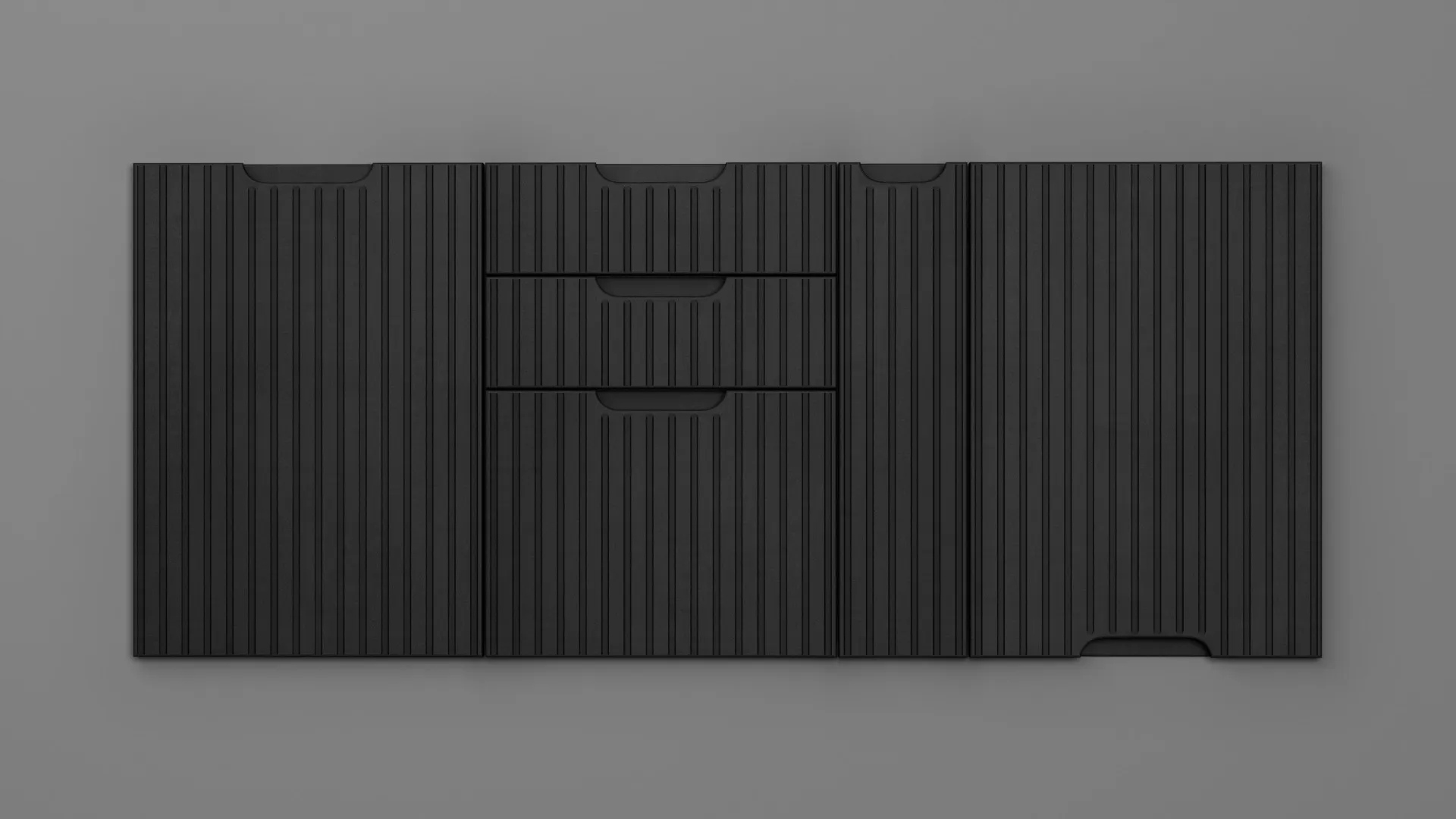 18 mm A355/R3 NEGRU CERAMIC - mat - imitație de textură