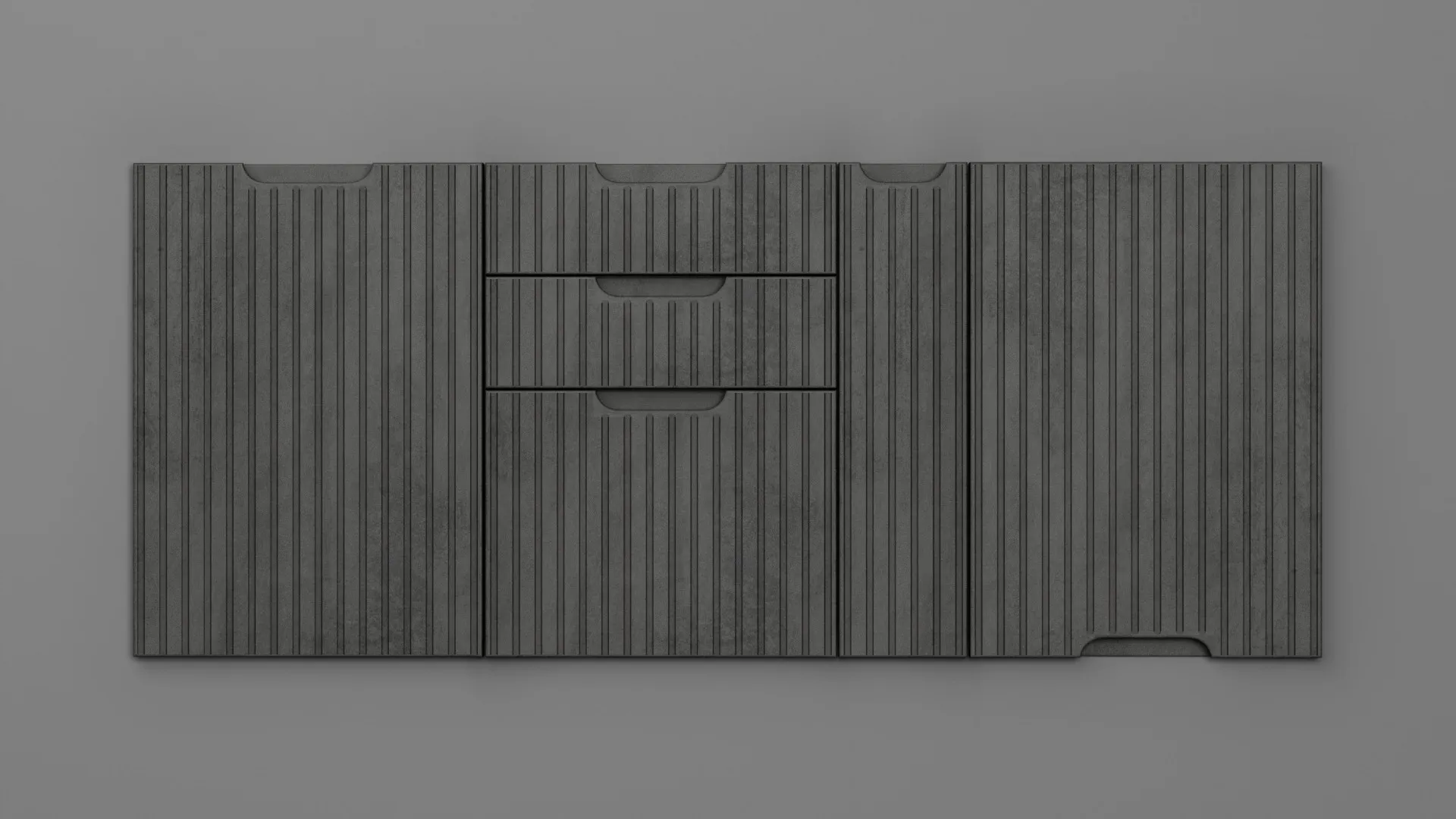 18 mm A355/R3 GRI CERAMIC ÎNCHIS - mat - imitație de textură