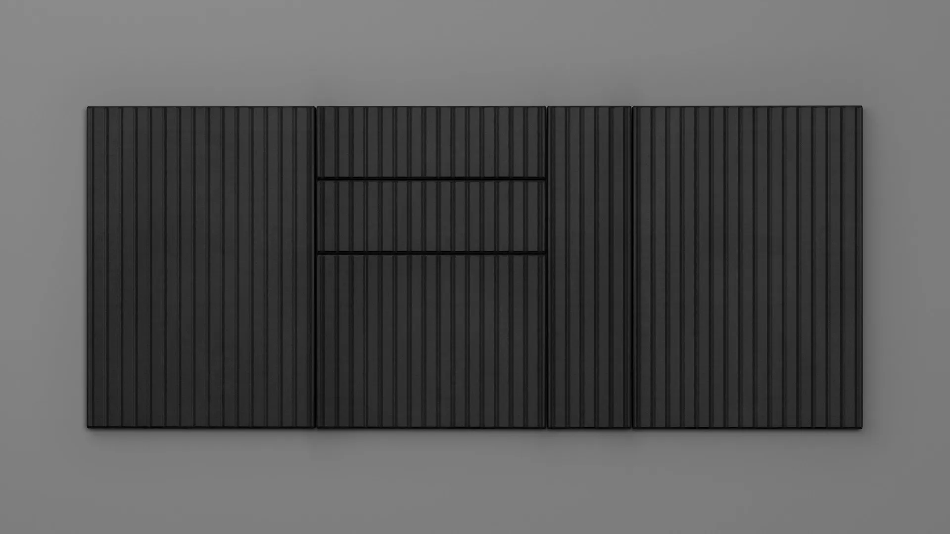 18 mm A332/R3T4 NEGRU CERAMIC - mat - imitație de textură
