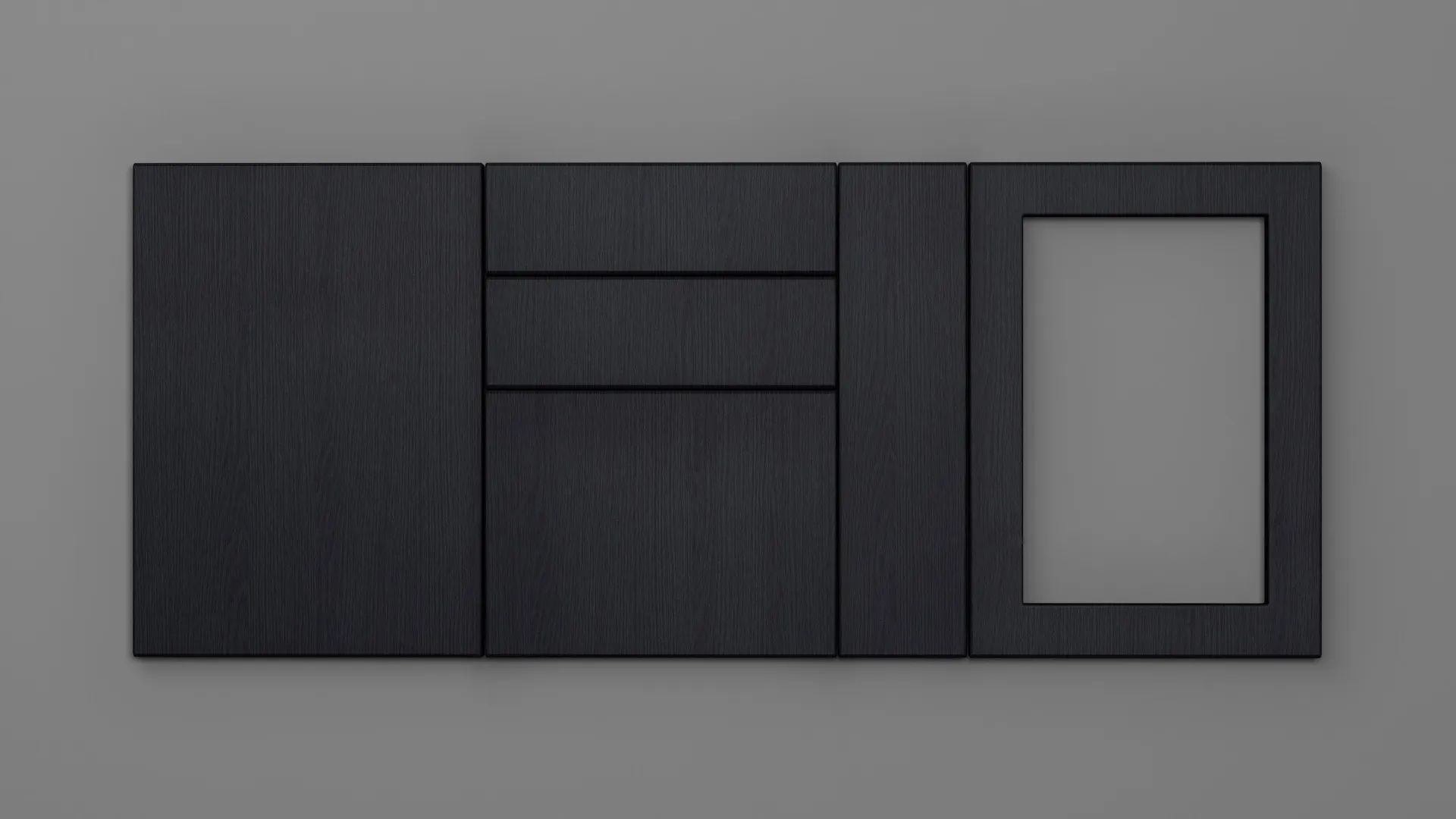 18 mm A333/R3T4 NEGRU STRUCTO - mat - uni structo