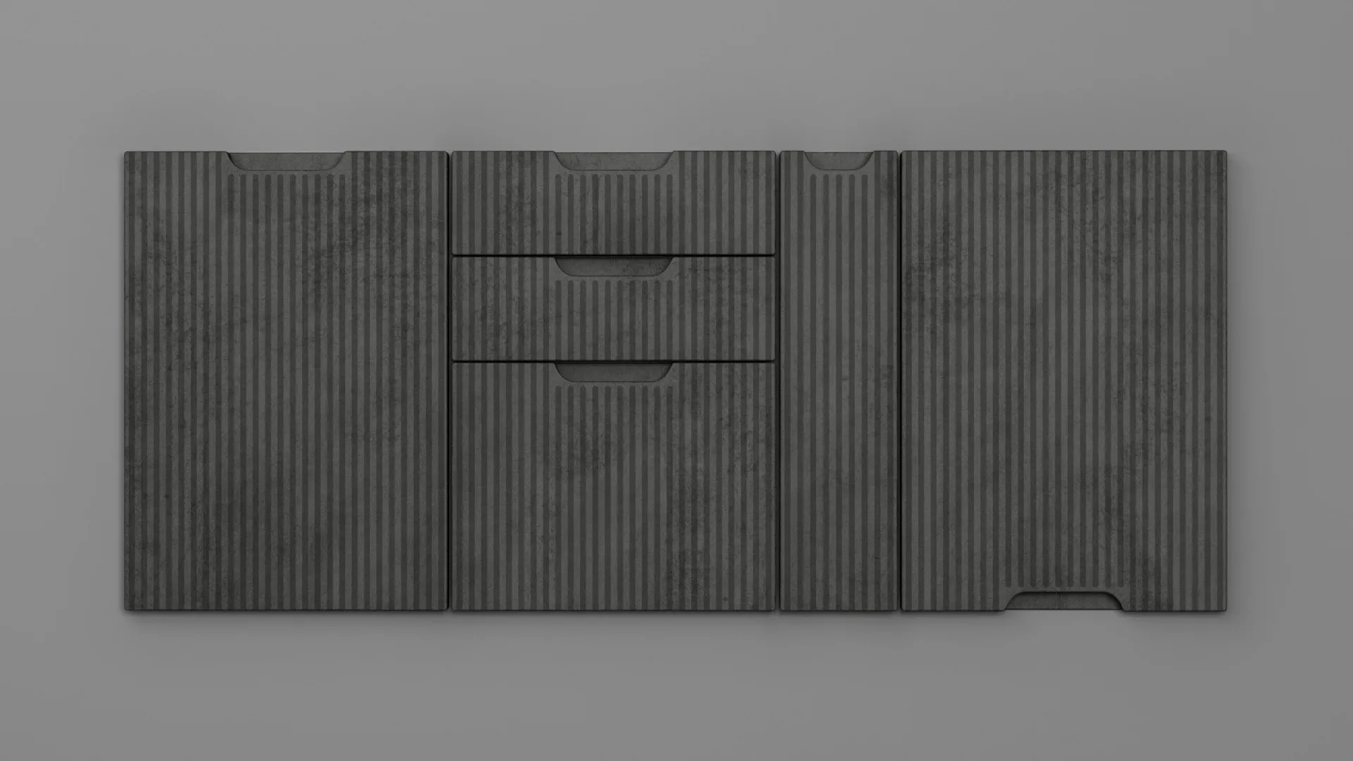 18 mm A351/R3 GRI CERAMIC ÎNCHIS - mat - imitație de textură