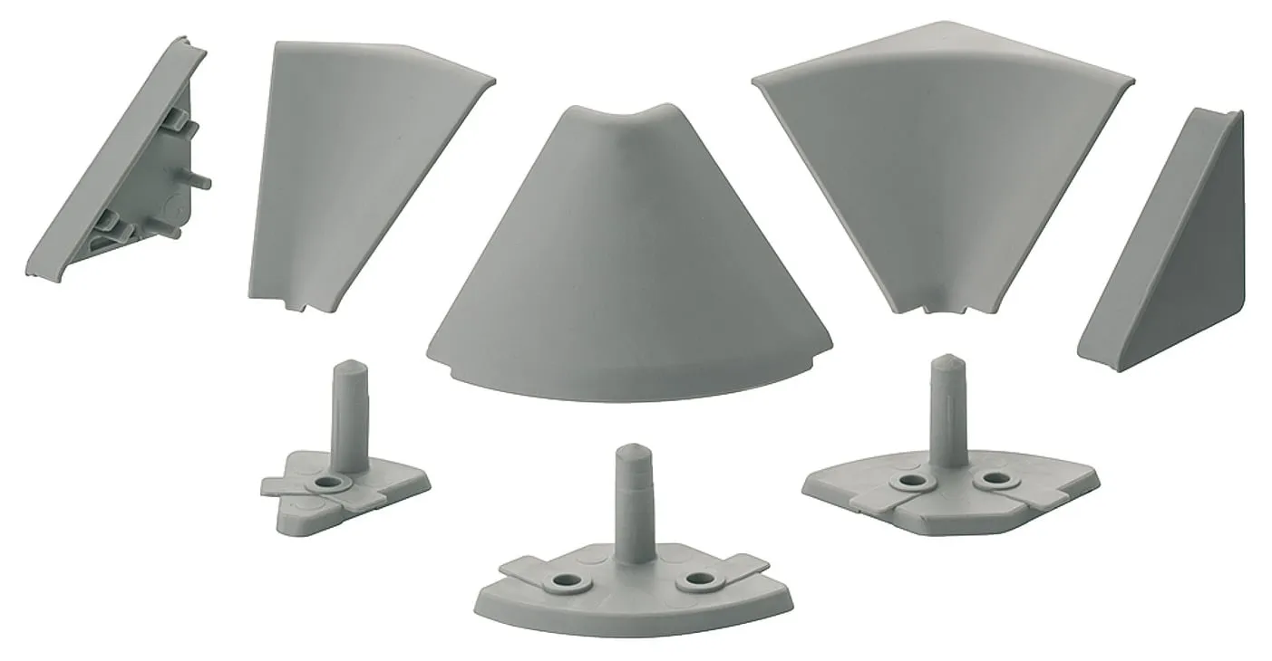 Accesorii fixare profil antistrop triunghiular 30x30 mm
